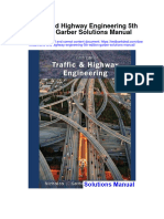 Traffic and Highway Engineering 5th Edition Garber Solutions Manual