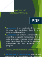 Quarter 1 Components of Computer System