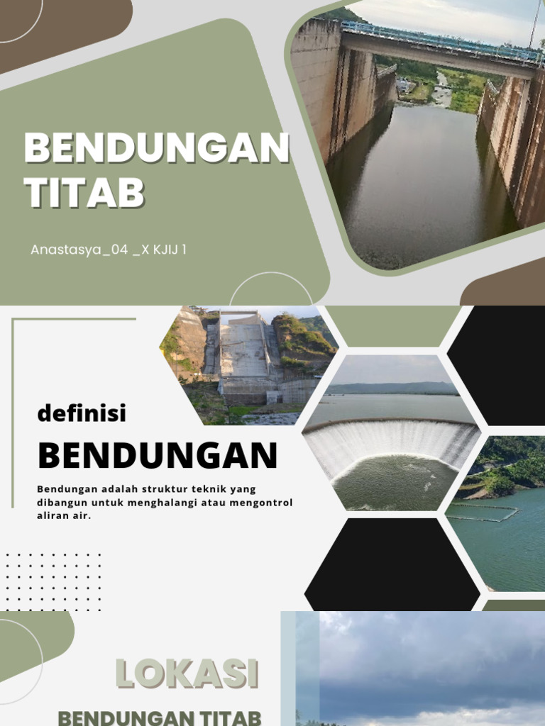 Bendungan Titab: Fungsi dan Lokasi | PDF