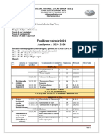 Planificari Liceu 2024