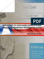 Repertório de Legislação Estadual Correlata Aos Policiais e Bombeiros Militares Da Bahia