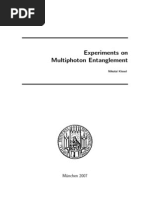 Download Experiments on Multi Photon Entanglement by Paul Bertol SN68390440 doc pdf