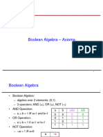 Week 2 - Boolean algebra