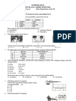 Soal PAS IPA Kelas 7 