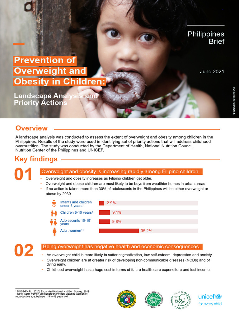 Prevention of Overweight and Obesity in Children - Landscape Analysis ...