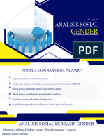 Analisis Sosial Gender