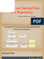 Steps To Use Spring Data JPA