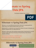 Hibernate Vs Spring Data JPA