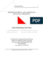 Modelling Real and Artificial Financial Markets