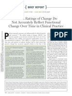 Schmitt Abbott 2015 Global Ratings of Change Do Not Accurately Reflect Functional Change Over Time in Clinical Practice