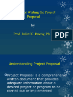 Format For Writing The Project Proposal 2