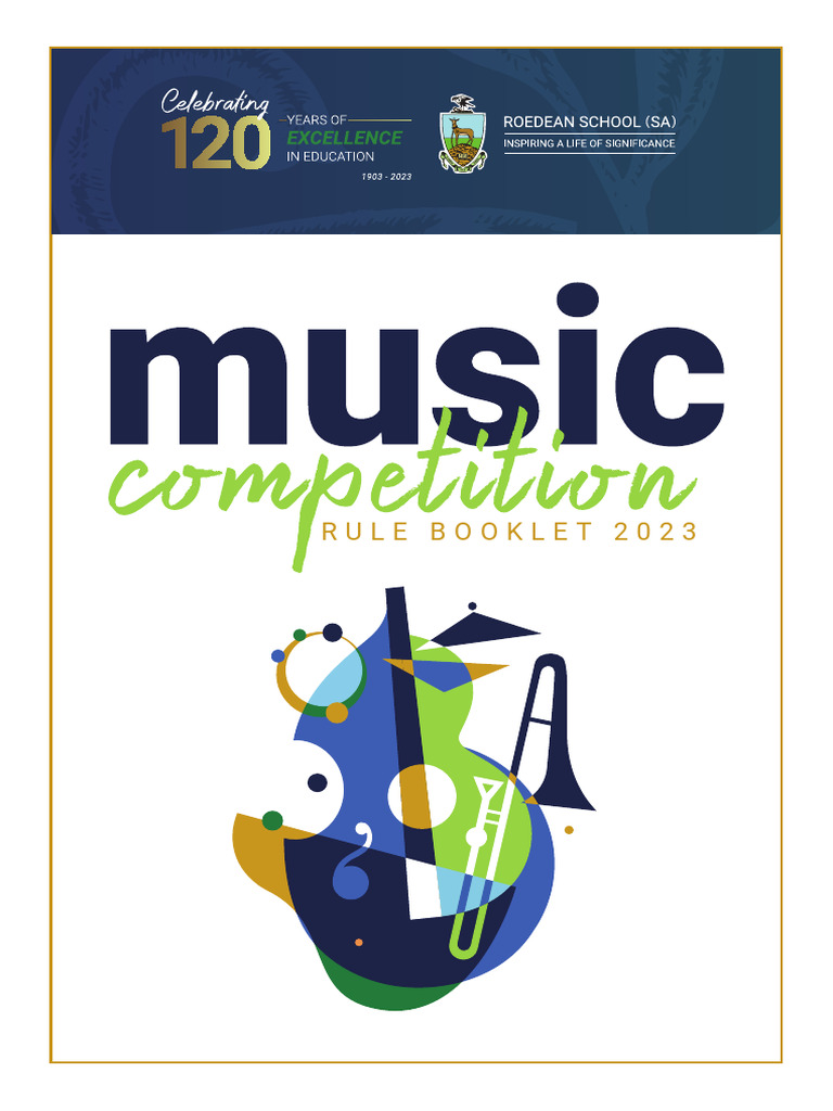 Roedean School Sa Music Competition Rule Booklet 2023 Download 