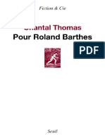 Pour Roland Barthes (Thomas, Chantal (Thomas, Chantal) ) (Z-Library)