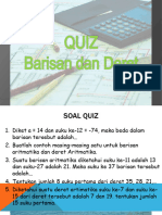 Kuis Barisan Dan Deret Aritmatika 2