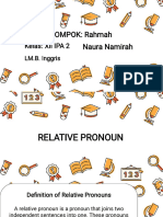 NAMA KELOMPOK-Relative Pronoun