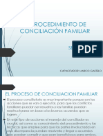 El Procedimiento de Conciliacion Familiar I