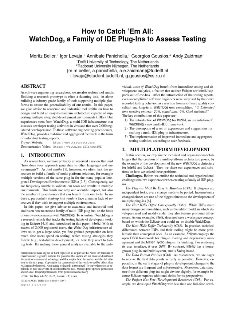 How to catchem all pdf eclipse software test driven development