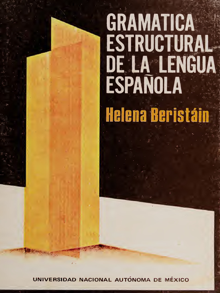Gramática Estructural de la Lengua Española | PDF | Oración ...