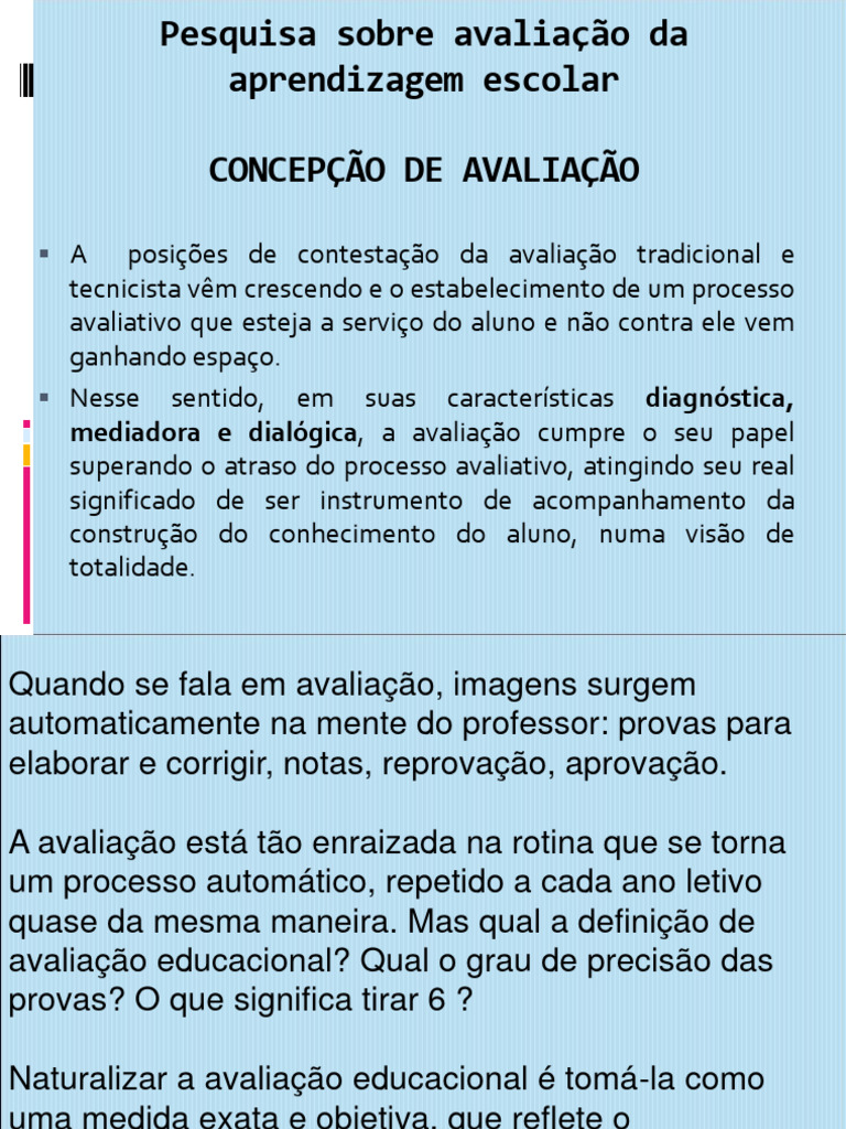 Proposta de Avaliação Escolar Inovadora | PDF | Aprendizado | Pedagogia