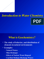 Freeport 2005 Day 1 Lecture 1 Intro Water Chem