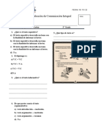 Evaluacion de Comunicacion Integral