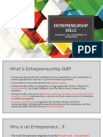 Employability Skills Entrepreneurship Skills