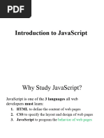 Intro To Javascript 1