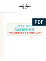 Mexican Spanish Phrasebook 4 Preview
