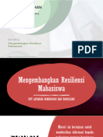 Materi Mengembangkan Resiliensi Mahasiswa