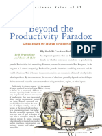 Beyond The Productivity Paradox - Brynjolfsson 1998
