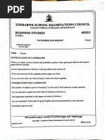 A Level BES P 1 2024 | PDF