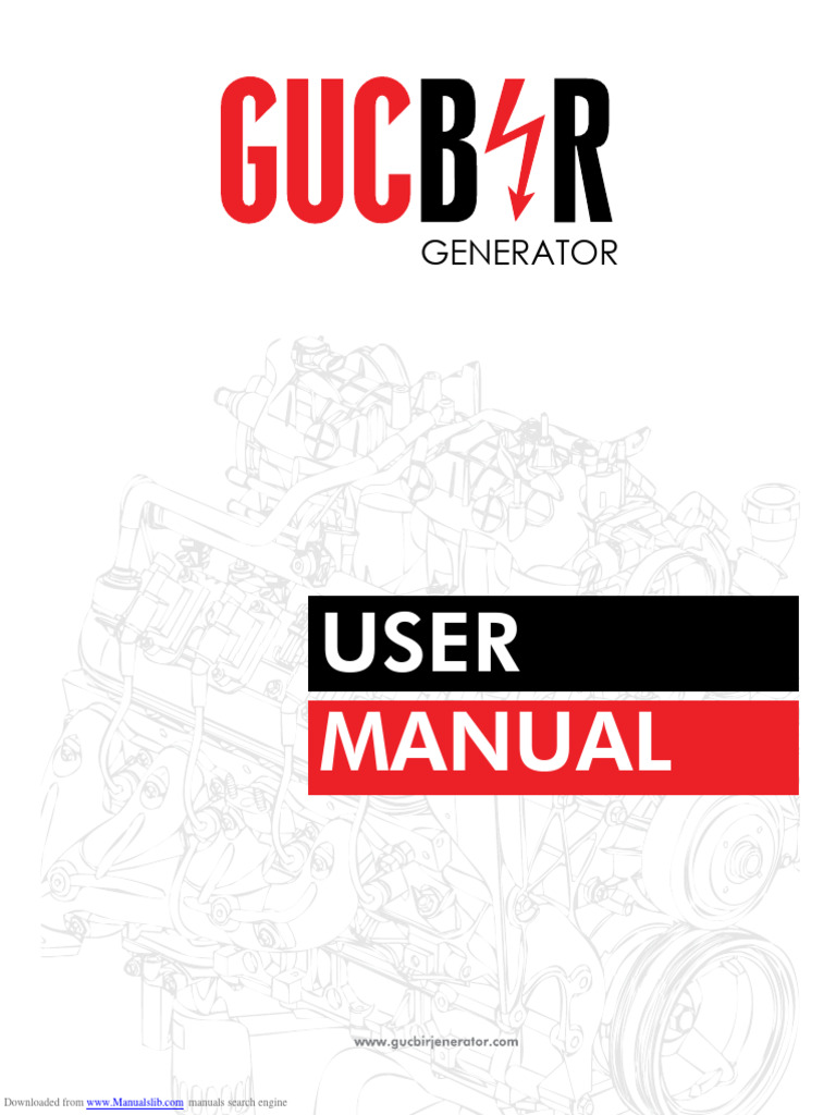 Diesel Generator User Manual | PDF | Internal Combustion Engine | Diesel Engine