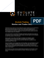 Evolute Trading - Starten Met Traden