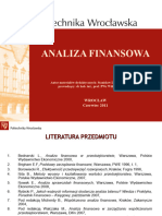 Analiza Finansowa Materialy Dydaktyczne Finalne