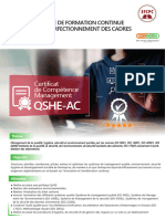 CERTIFICAT QSHE-AC - Flyer