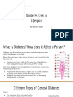 Diabetes Over A Lifespan