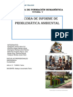 Bitácora de Estudio de Problemática. Tutoría V