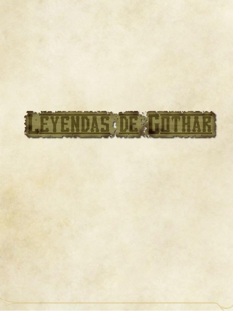 Leyendas de Gothar - The Homebrewery | PDF | Duendes | Demonios