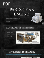 Car Engine Parts Names Functions Diagrams | PDF | Internal Combustion ...