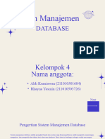 Sistem Manajemen Database Kel.4