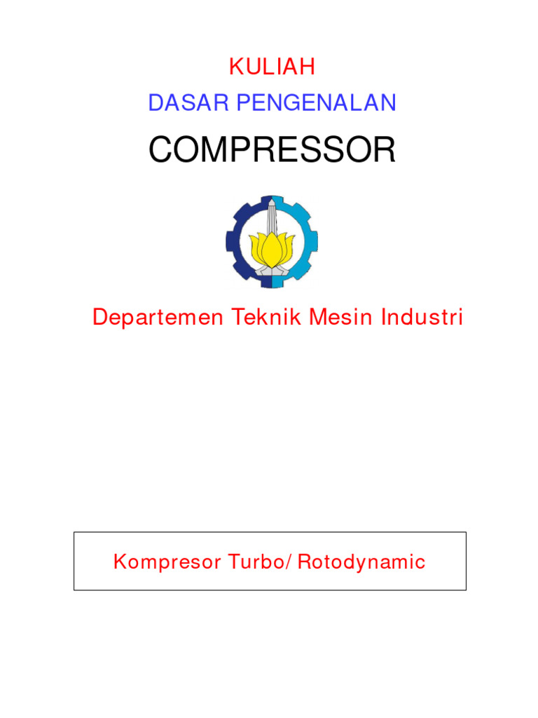 Kompresor Turbo Centrifugal Pdf Gases Transparent Materials