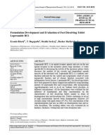 b3 Formulation Development and Evaluation of Fast Dissolving Tablet - 8314