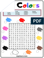 Colors Word Search 1