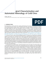 Geometallurg Charact & Automated Mineralogy Gold Ores