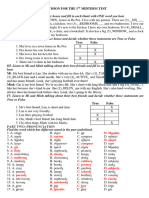 G I Ý TR L I - Revision For The 1ST Midterm Test