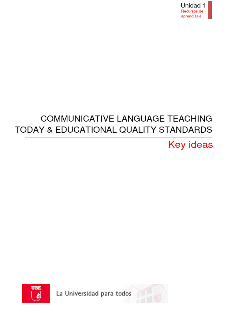 Communicative Language Teaching Overview | PDF | Language Education ...