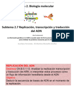 2 - 7 - Replicación - Transcripción y Traducción Del ADN