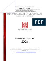 Reglamento Escolar 2023 DGB