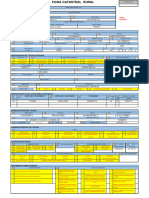 Ficha Catastral Rural Llenada