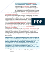 A Schizophrénie Est Un Trouble Mental Caractérisé Par La Perte de Contact Avec La Réalité